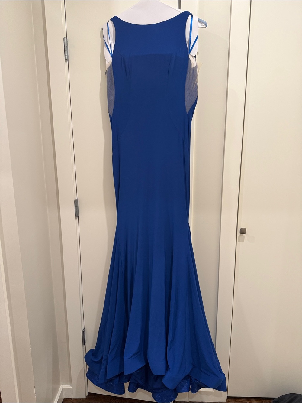 Jovani Royal Blue Floor-Length Mermaid Gown
